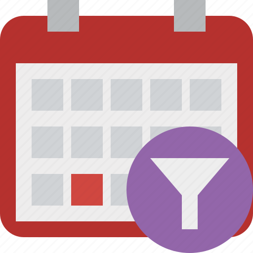 Calendar, filter, date, day, event, month, schedule icon - Download on Iconfinder