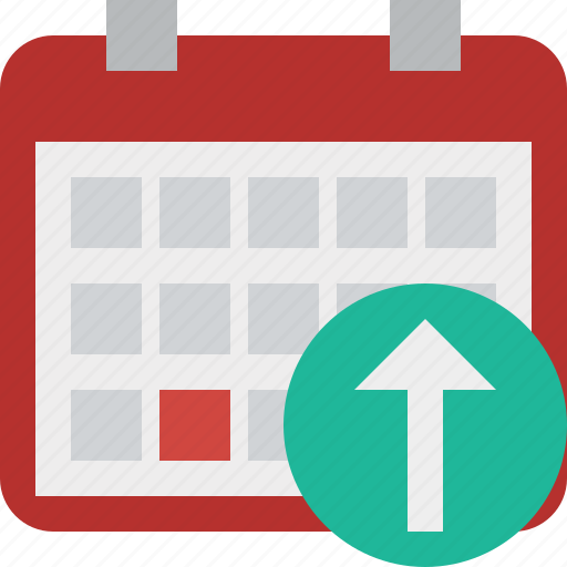 Calendar, upload, date, day, event, month, schedule icon - Download on Iconfinder