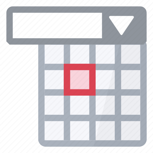 Control, date, calendar, dropdown icon - Download on Iconfinder