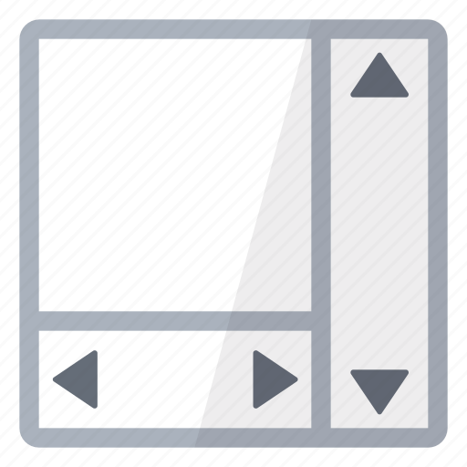 Control, scroll, view, horizontal, vertical icon - Download on Iconfinder