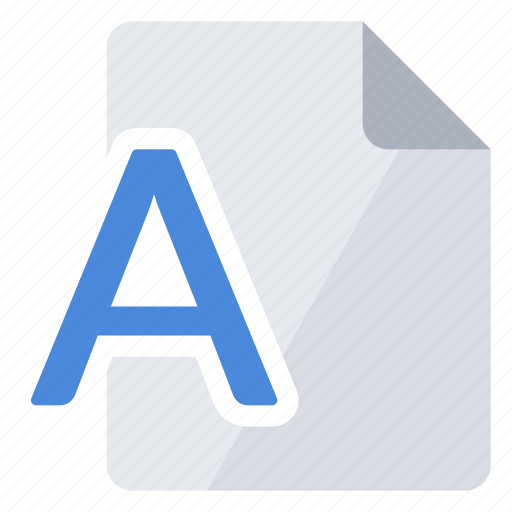 File, font, program icon - Download on Iconfinder