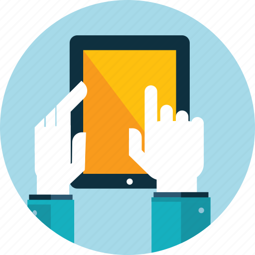 Electronic devices, hand, people, responsive, tablet, website icon - Download on Iconfinder