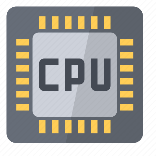 Component, cpu, electronics, front, hardware, processor, unit icon - Download on Iconfinder