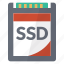 disk, hard, hardware, information, solid state drive, ssd, storage 