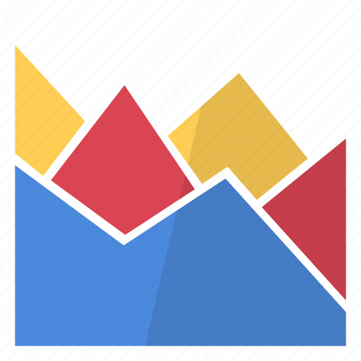 Area, charts, colors, graphic icon - Download on Iconfinder