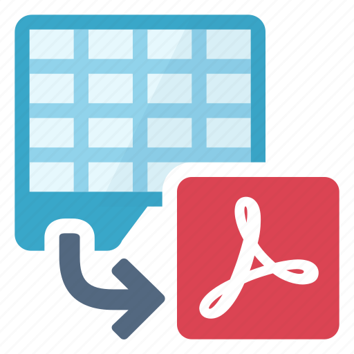 Document, export, pdf, spreadsheet icon - Download on Iconfinder