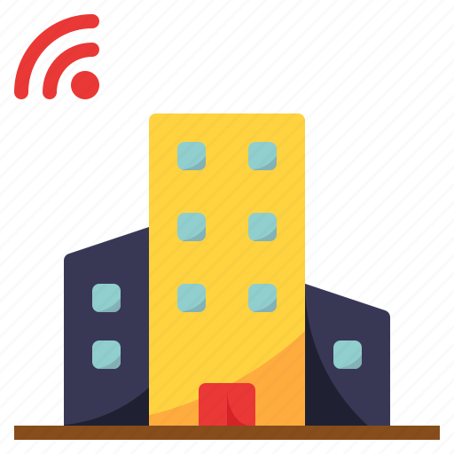 Building, connectivity, technology, wifi icon - Download on Iconfinder