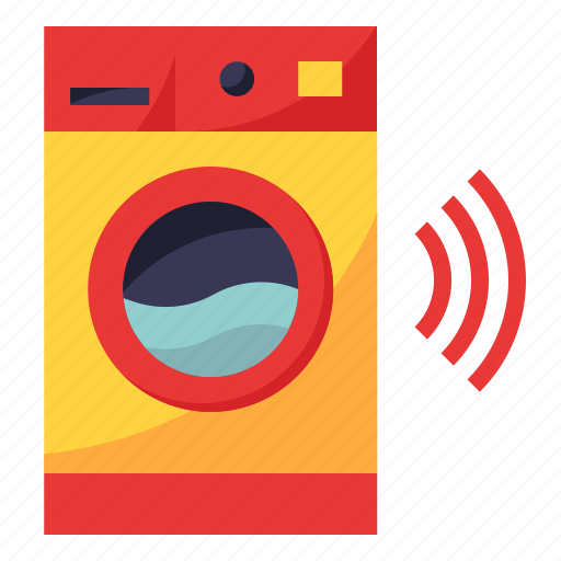 Device, machine, wash, wifi icon - Download on Iconfinder
