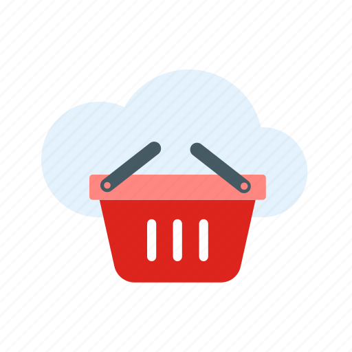 Basket, buy, cart, cloud, internet, online, shop icon - Download on Iconfinder