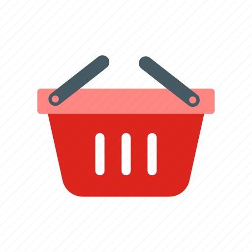 Basket, buy, cart, ecommerce, online, red, shop icon - Download on Iconfinder