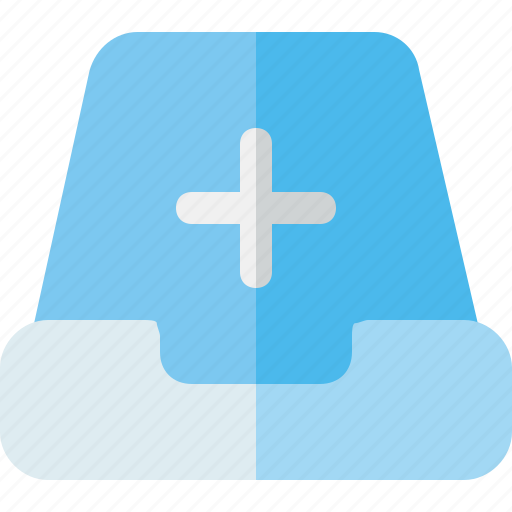 Archive, catalog, folder, library, plus icon - Download on Iconfinder