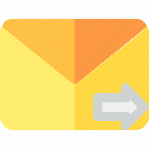Email, envelope, forward, letter, mail icon - Download on Iconfinder
