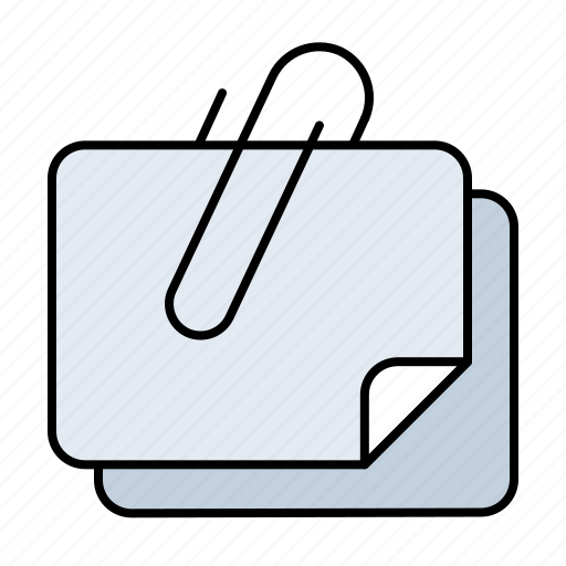 Allegato, attach, attached, clip, document icon - Download on Iconfinder