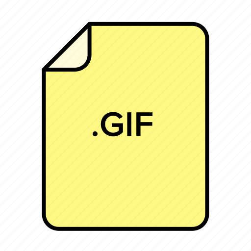 Gif, Extension, Files And Folders, document, File, Format, Archive icon