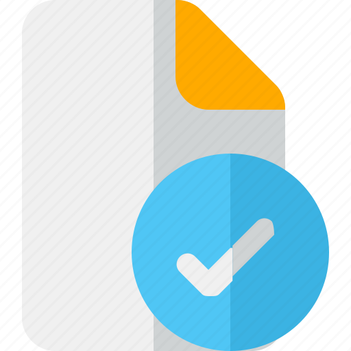 Check, document, file, paper icon - Download on Iconfinder