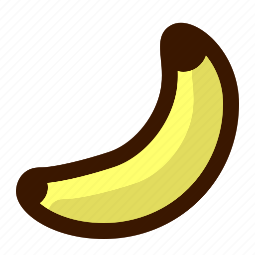Banana, fruits, food, fruit, gastronomy, healthy, sweet icon - Download on Iconfinder