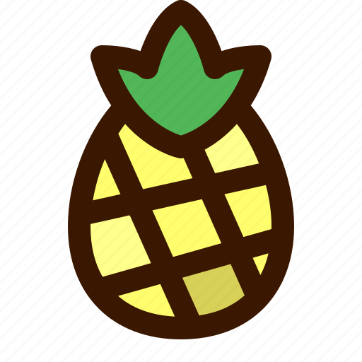 Fruits, pineapple, food, fruit, healthy, sweet, tropical icon - Download on Iconfinder