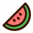 fruits, slice, watermelon, food, fresh, fruit, healthy