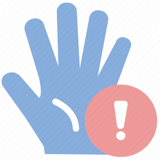 Palm, penalties, stop, warning icon - Download on Iconfinder