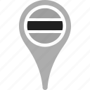 botswana, country, county, flag, map, national, pin 
