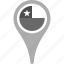 chile, country, county, flag, map, national, pin 