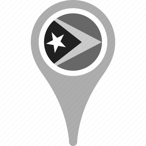 Country, county, east timor, flag, map, national, pin icon - Download on Iconfinder