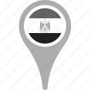 country, county, egypt, flag, map, national, pin 