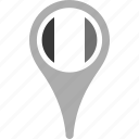 counrty, county, flag, france, map, national, pin 
