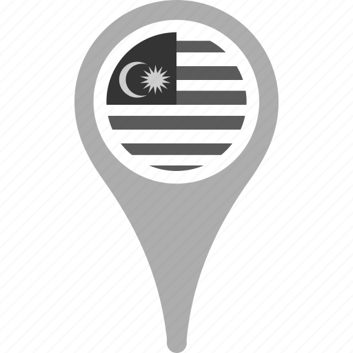 Country, county, flag, malaysia, map, national, pin icon - Download on Iconfinder