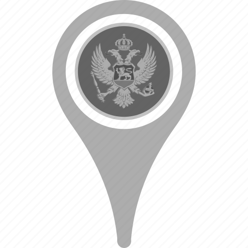 Country, county, flag, map, montenegro, national, pin icon - Download on Iconfinder