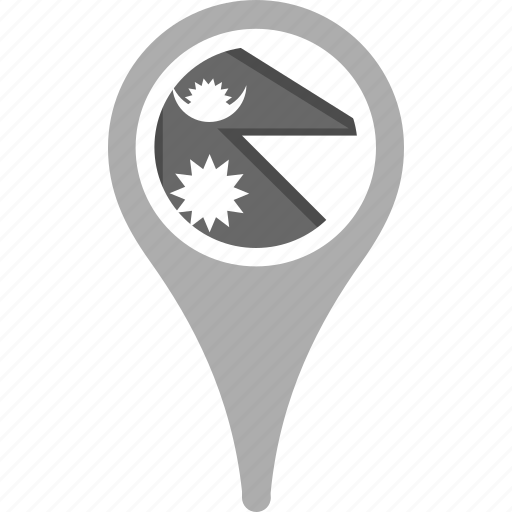 Country, county, flag, map, national, nepal, pin icon - Download on Iconfinder