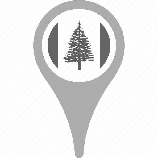 Country, county, flag, map, national, norfolk island, pin icon - Download on Iconfinder