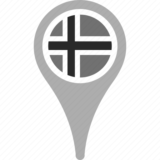 Country, county, flag, map, national, norway, pin icon - Download on Iconfinder