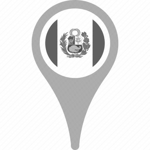 Country, county, flag, map, national, peru, pin icon - Download on Iconfinder