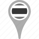 country, county, flag, map, national, pin, thailand