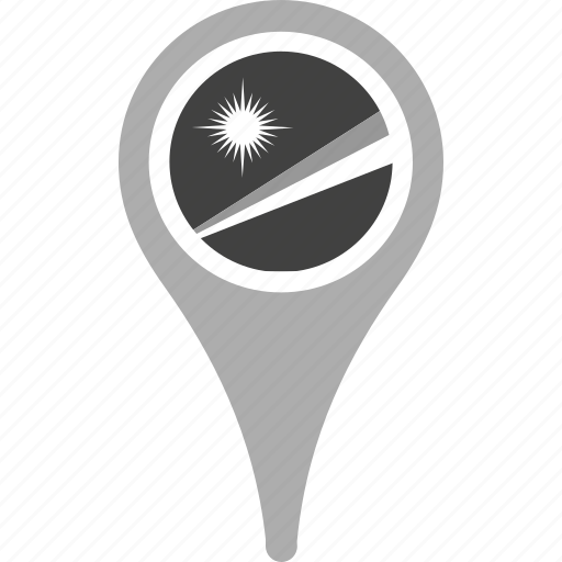 Country, county, flag, map, national, pin, the marshall islands icon - Download on Iconfinder