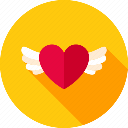 Feeling, heart, love, romance, valentine day, wings icon - Download on Iconfinder