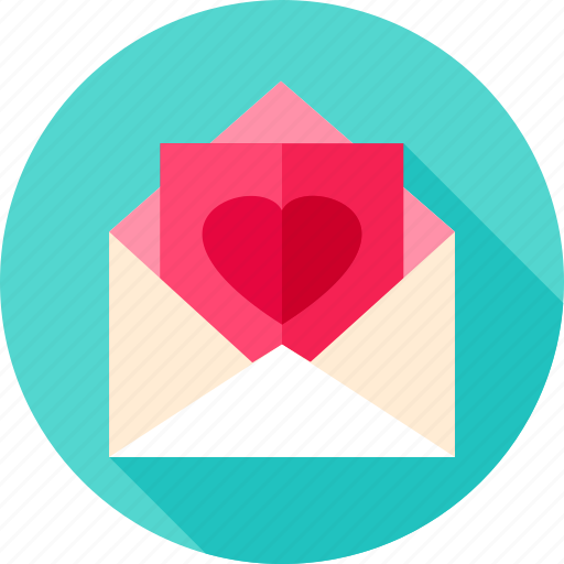 Envelope, greeting, heart, letter, love, postcard, valentine icon - Download on Iconfinder