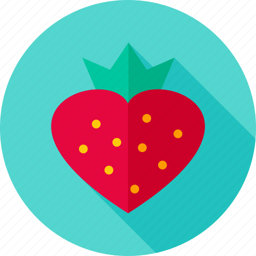 Berry, food, fruit, heart, strawberry, sweet icon - Download on Iconfinder