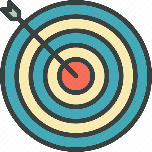 Aim, bullseye, goal, sea, target icon - Download on Iconfinder
