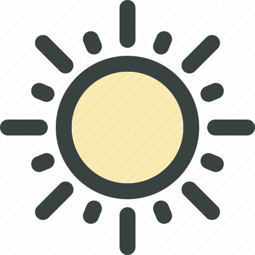 Hot, summer, sun, sunny, weather, bright, brightness icon - Download on Iconfinder