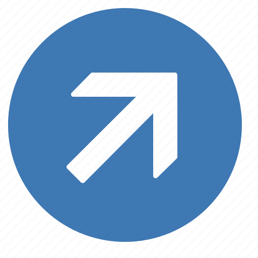 Arrow, right, up, direction, gps, location, navigation icon - Download on Iconfinder
