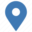 blue, location, gps, marker, navigation, pointer