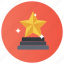 award trophy, film award, gold star award, movie award, oscar award 