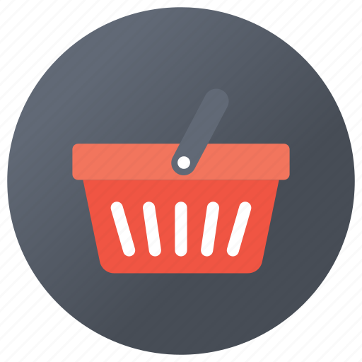 Basket, bassinet, container, grocery bucket, hand basket icon - Download on Iconfinder