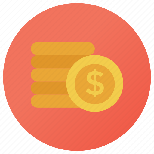Coins, currency, hard cash, metallic money, stacks of money icon - Download on Iconfinder