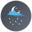 cloudy night, cloudy weather, forecast, night time, overcast 