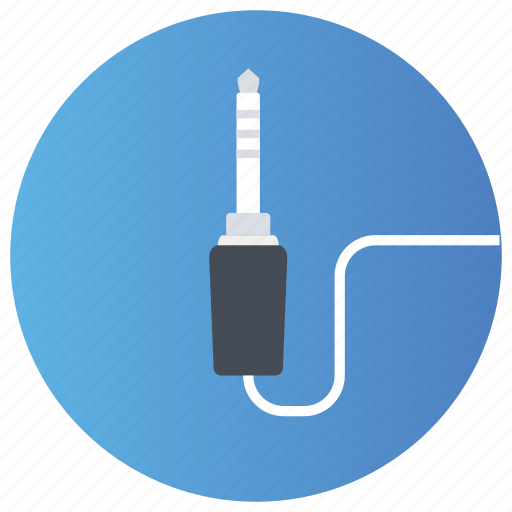 Audio cable, device connector, input device, jack, music plug, speaker cable icon - Download on Iconfinder