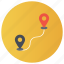 direction finder, gps, location pin, navigation, trajectory 