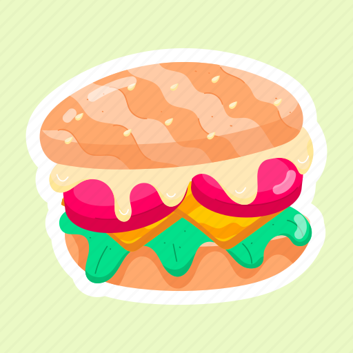 Cheeseburger, hamburger, patty burger, fast food, junk food icon - Download on Iconfinder